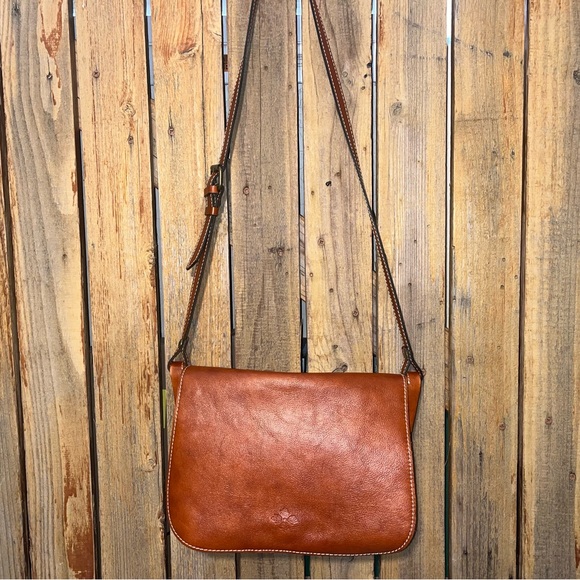 Patricia Nash Brown Leather Shoulder Bag